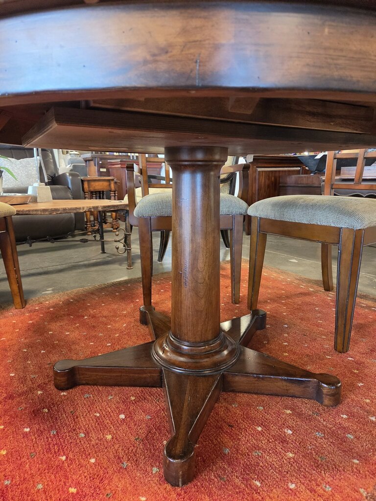 Century Furniture Oval Dining Table W/ Leaf- 48X48-68"