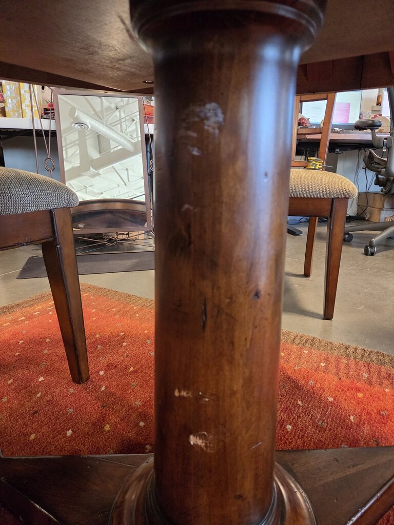 Century Furniture Oval Dining Table W/ Leaf- 48X48-68"