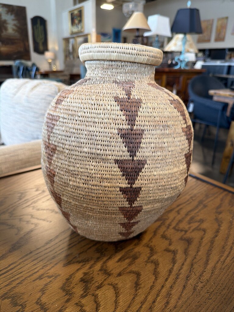 Vintage Papago Olla Basket- 10X10X12 Research