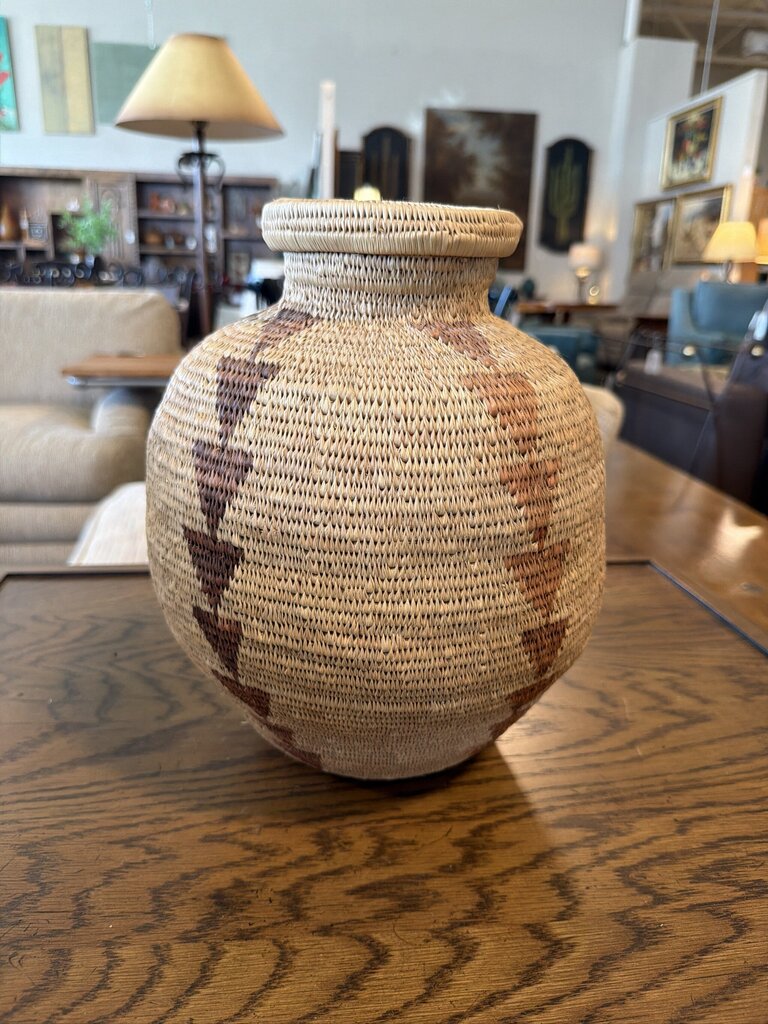 Vintage Papago Olla Basket- 10X10X12 Research