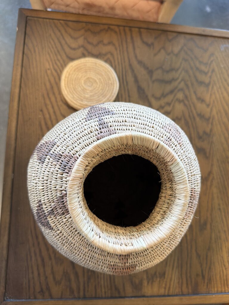 Vintage Papago Olla Basket- 10X10X12 Research