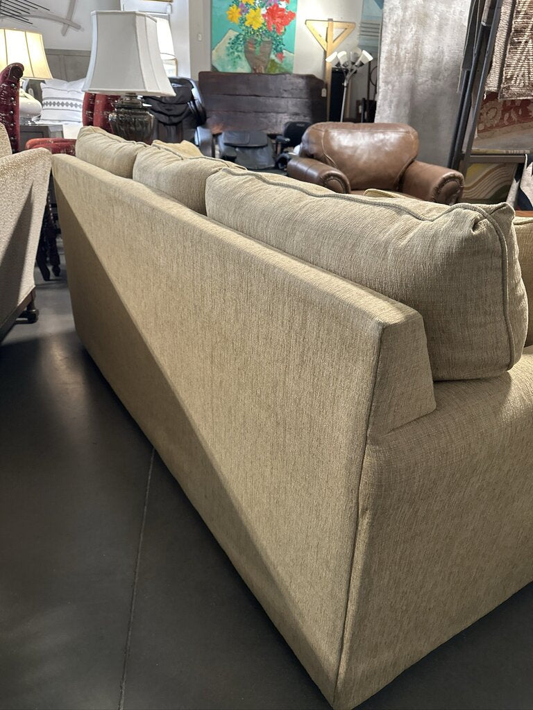 La-Z-Boy Tan Sleeper Sofa W/ Air Mattress & Pump- 83"
