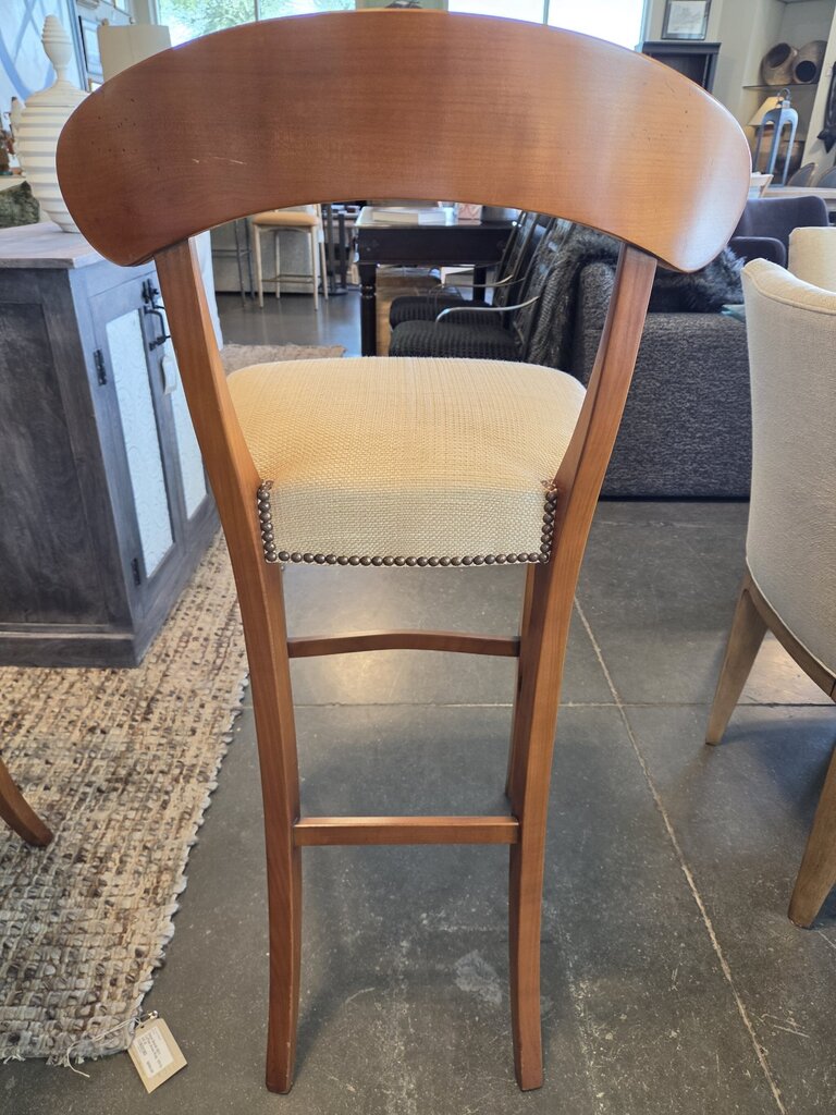 Roche Bobois Curved Back Barstools- Pair