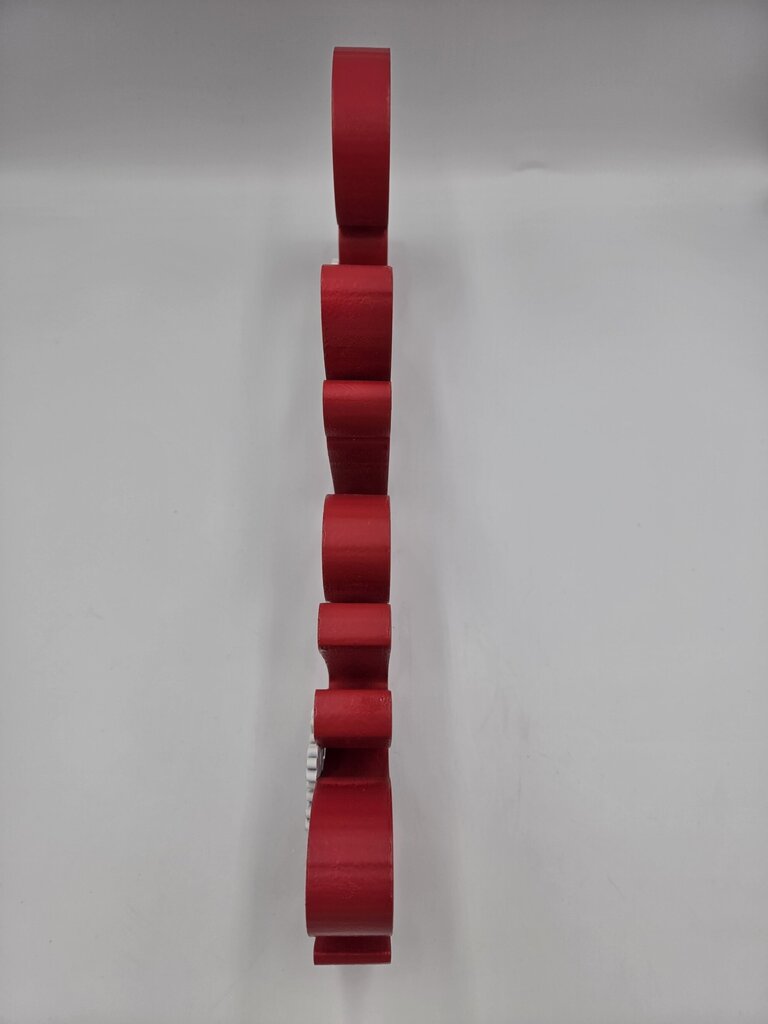 Red Wood Believe Sign- 16X1X6