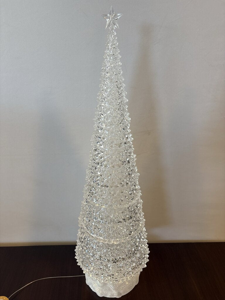 Faux Crystal Light Up Christmas Tree- 9X9X31