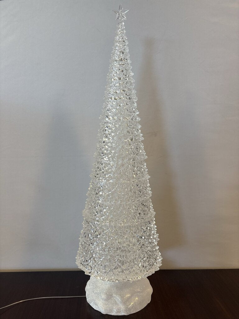 Faux Crystal Light Up Christmas Tree- 9X9X31