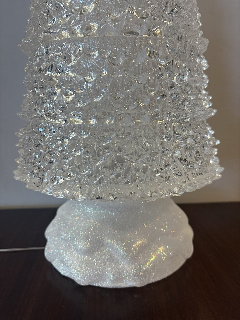 Faux Crystal Light Up Christmas Tree- 9X9X31
