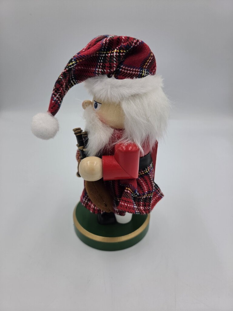 Plaid Santa Figurine - 3.5X3.5X7H