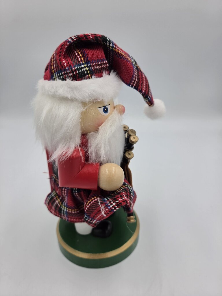 Plaid Santa Figurine - 3.5X3.5X7H