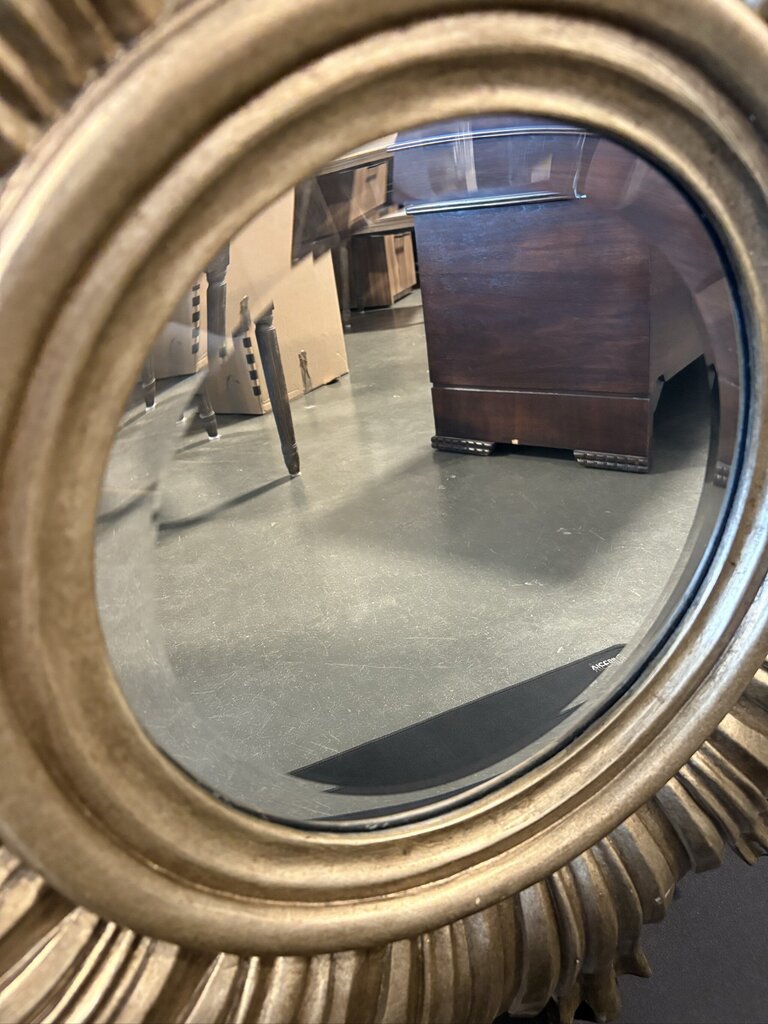 Ethan Allen Gold Starburst Mirror- 32X32