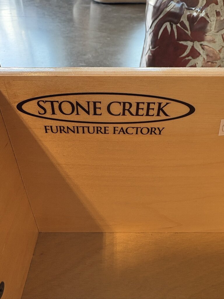 Stone Creek 2 Drawer Nightstand- 29X18X32H- AS IS