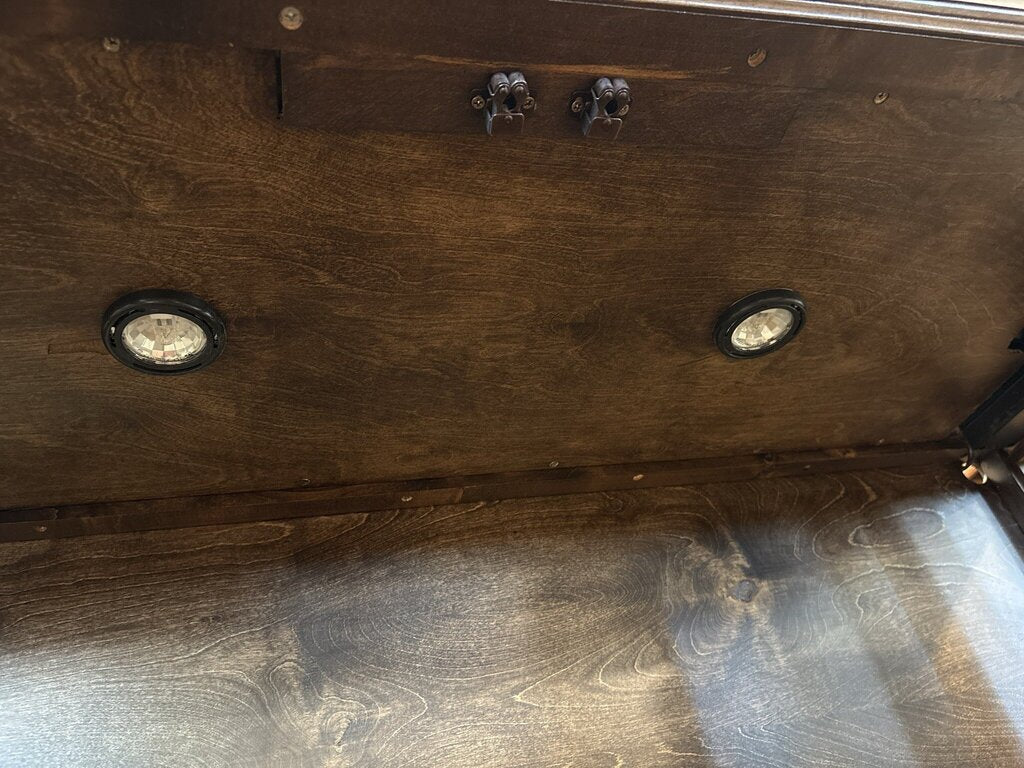 Angled Curio Cabinet W/ Glass Doors- 49X19X33H