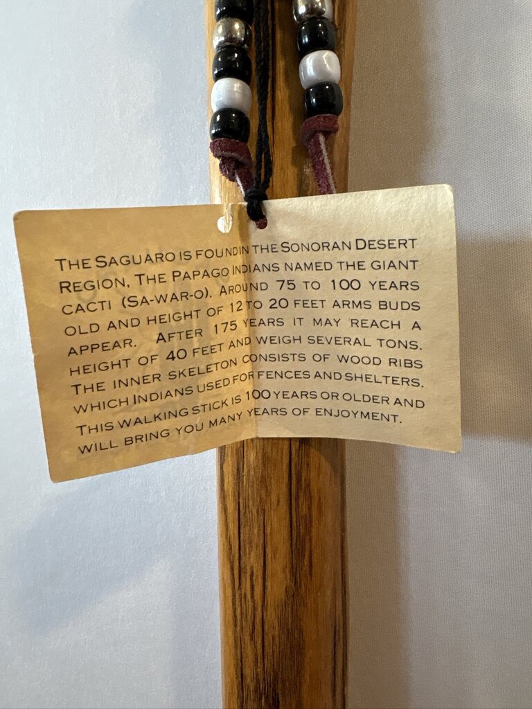 Vintage Saguaro Walking Stick - 52H