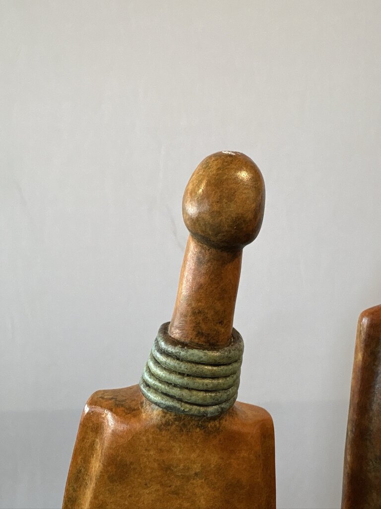 The Way She Leans Into Him By Nora Naranjo-Morse- (3/12)- 3X6X28.5H