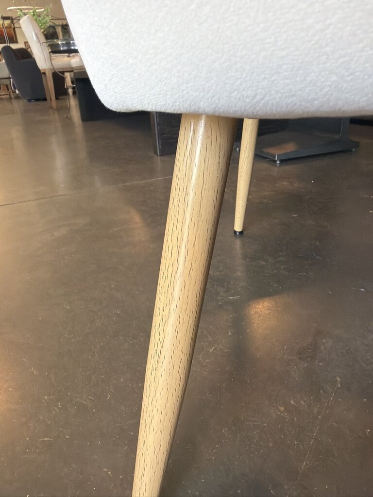 Channel Back Cream Side Chair
