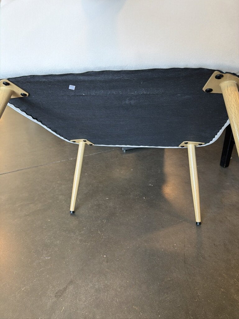 Channel Back Cream Side Chair