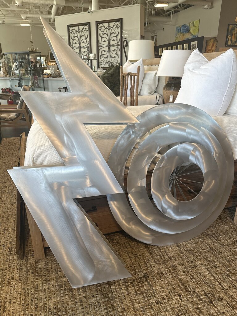 Original Aluminum Sculpture By Steven Zaluski- 60X10X60