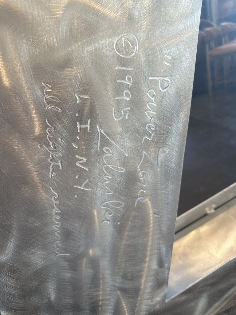 Original Aluminum Sculpture By Steven Zaluski- 60X10X60