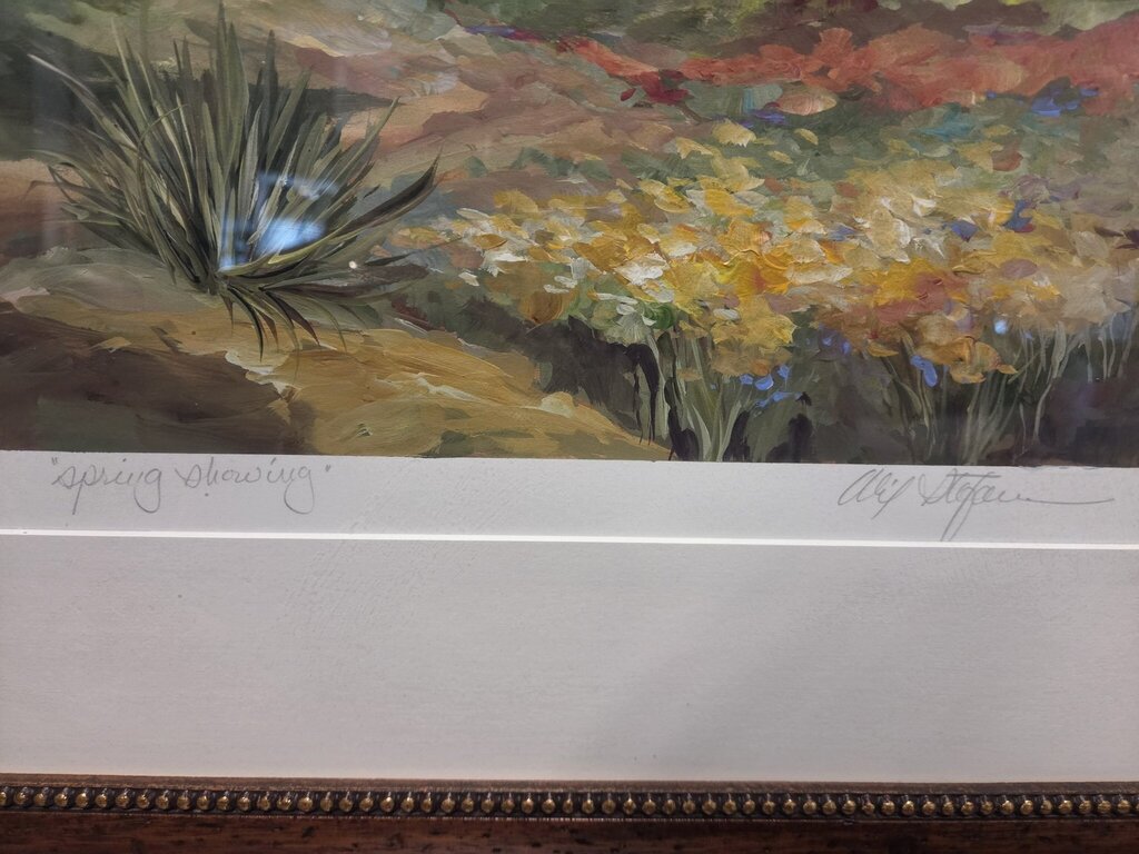 Spring Showing Original Art on Paper by Alix Stefan- 23x23