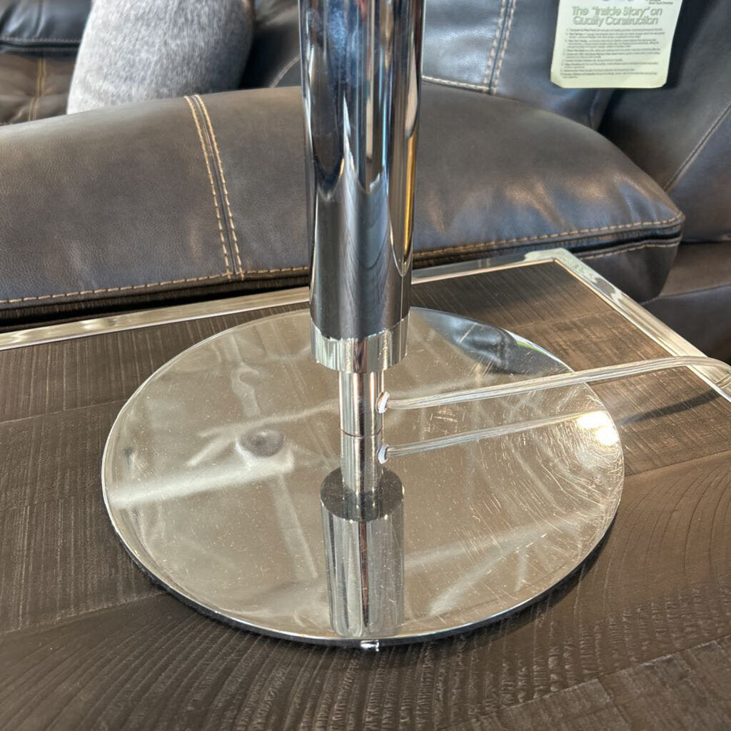 MCM Chrome Table Lamp- 32H