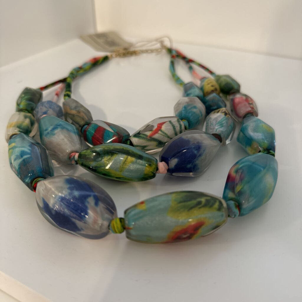 Chico's Large Bead Statement Necklace