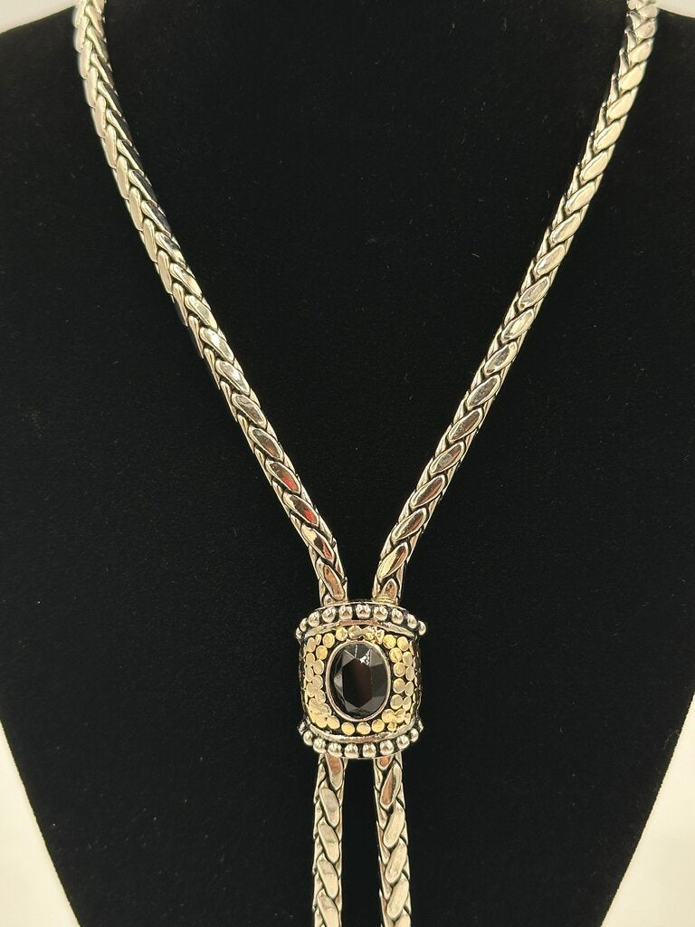 Silver Tone Long Cable Chain Necklace - 40"