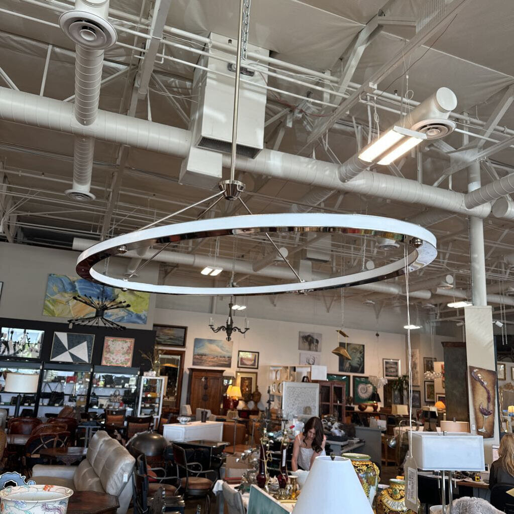 Design Within Reach Roll & Hill Halo Nickle Pendant - 42X15