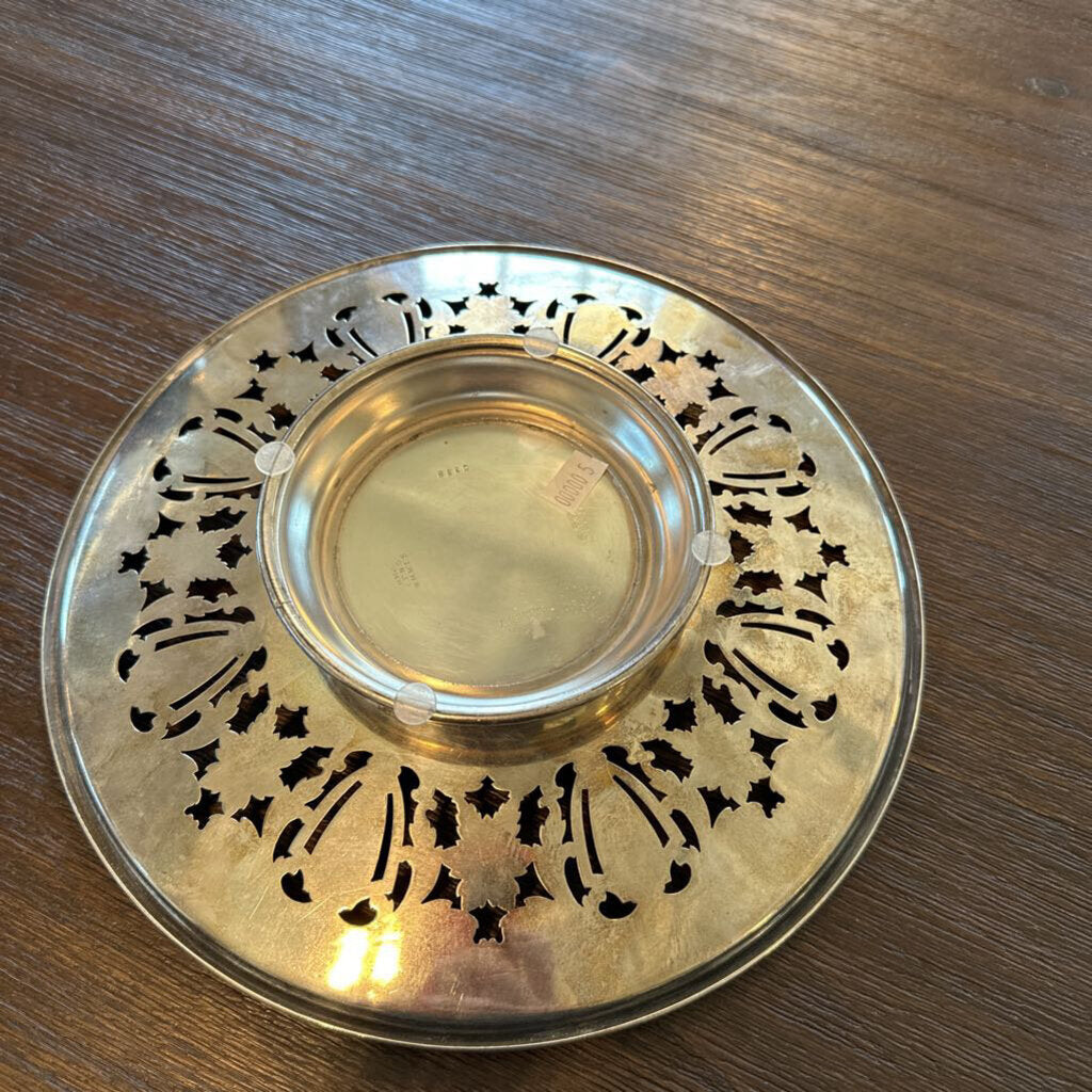 Sheffield Design Silver Plate Dish - 9.5"