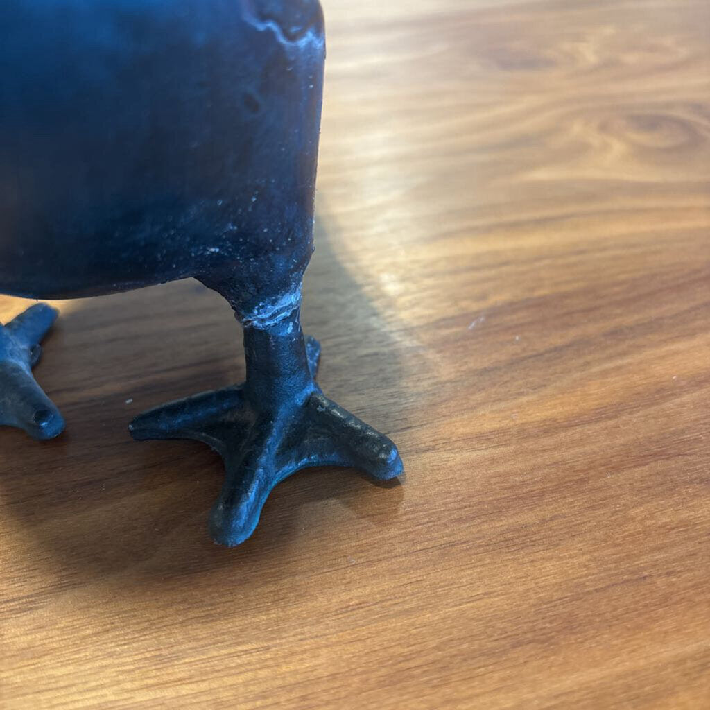 Vintage Cast Iron Ducks 11" - Pair - AS IS