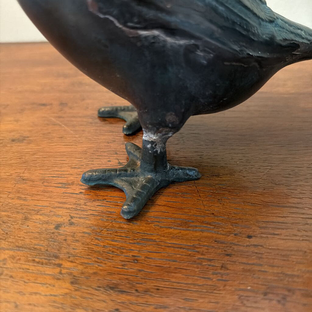 Vintage Cast Iron Ducks 11" - Pair - AS IS