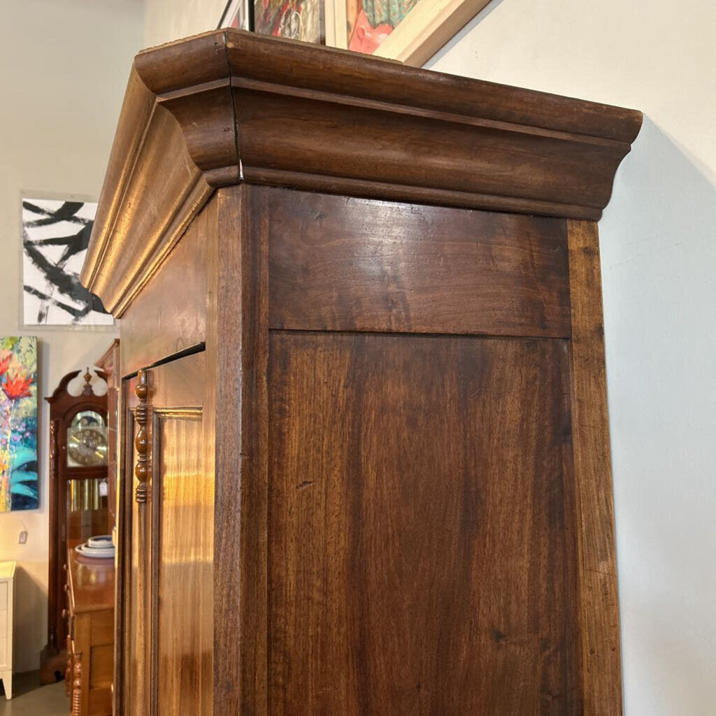 Antique French Armoire- 47X19.5X83-AS IS