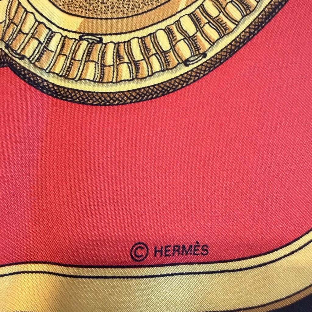 Hermes Grand Apparat Vintage Silk Scarf- 90cm