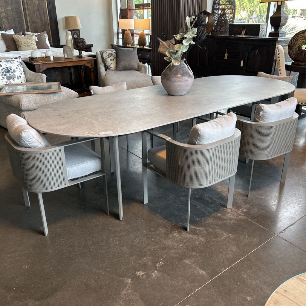 Gandia Blasco Solanas Dining Set W/ 6 Chairs - 110X43.5X30