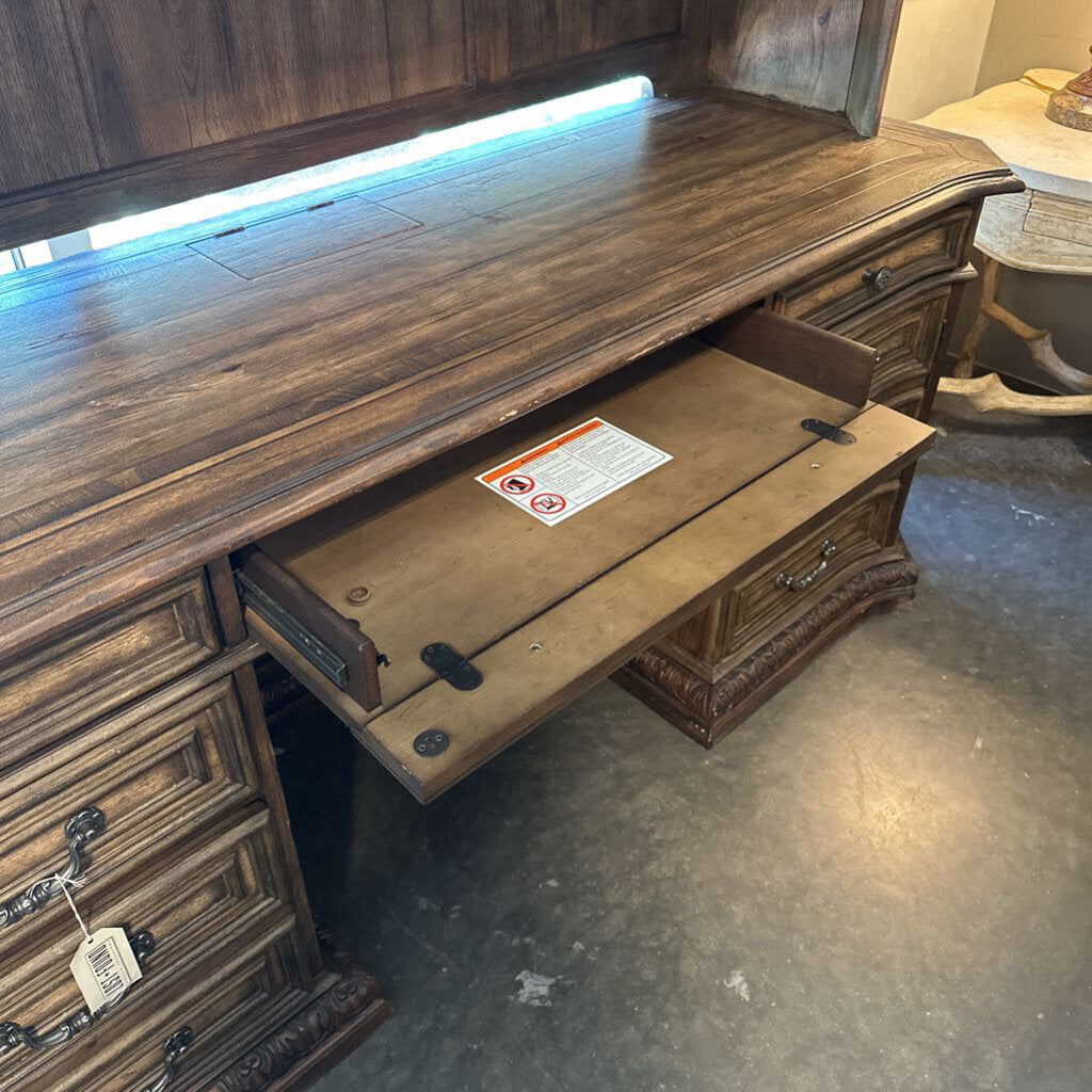 Hooker Rhapsody Computer Credenza Desk - 73X24X90H - AS IS