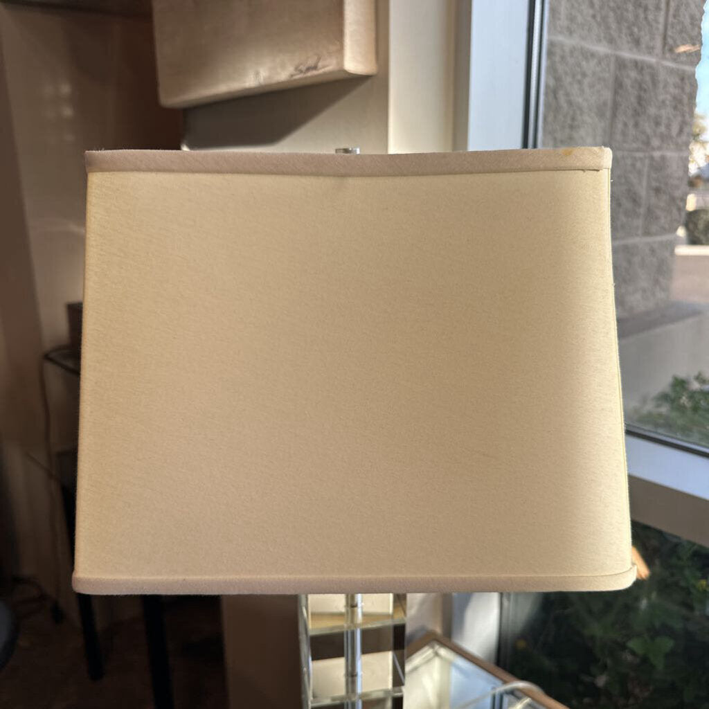 Lucite 5 Cube Table Lamp - 26"
