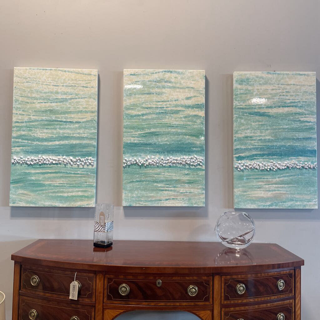 Tiny Dancer Triptych by Nicholas Vicknair - 24X40H