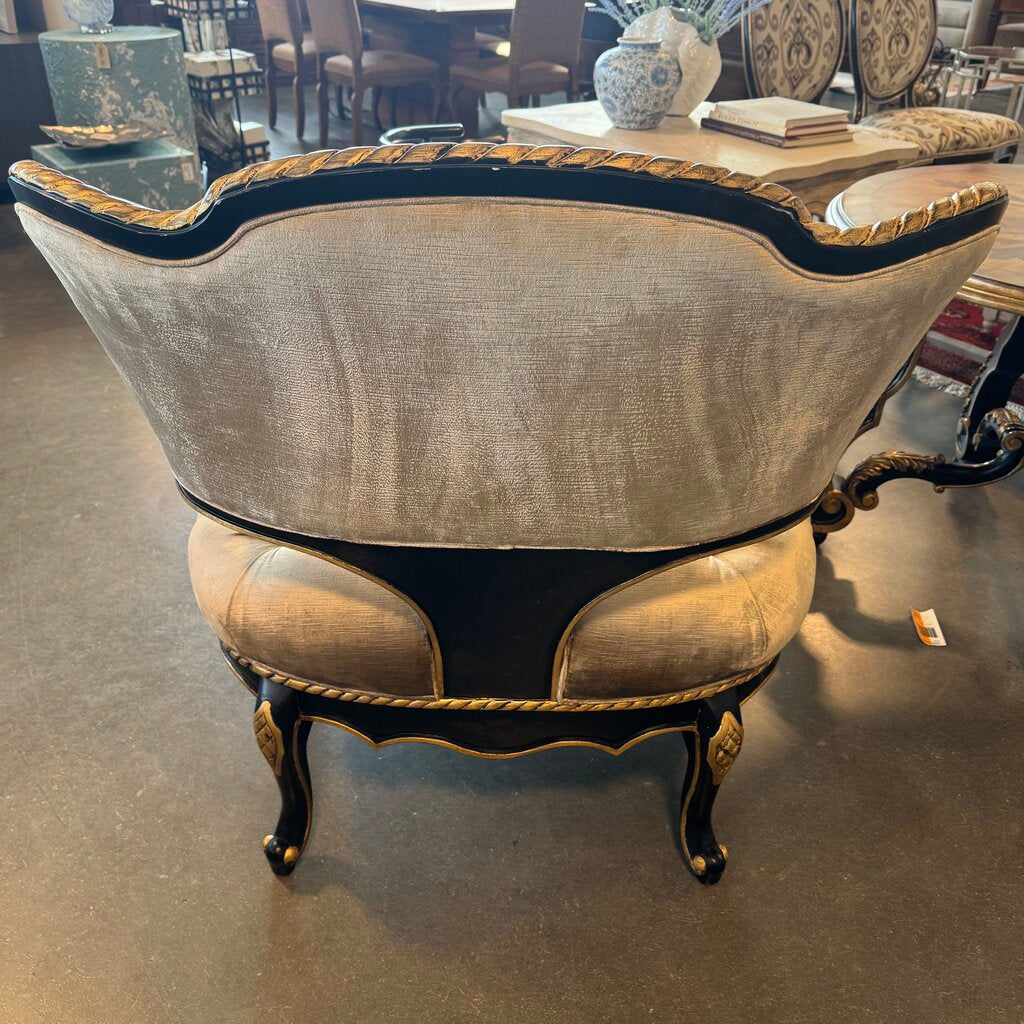 Century Furniture Baroque Style Velvet Chair