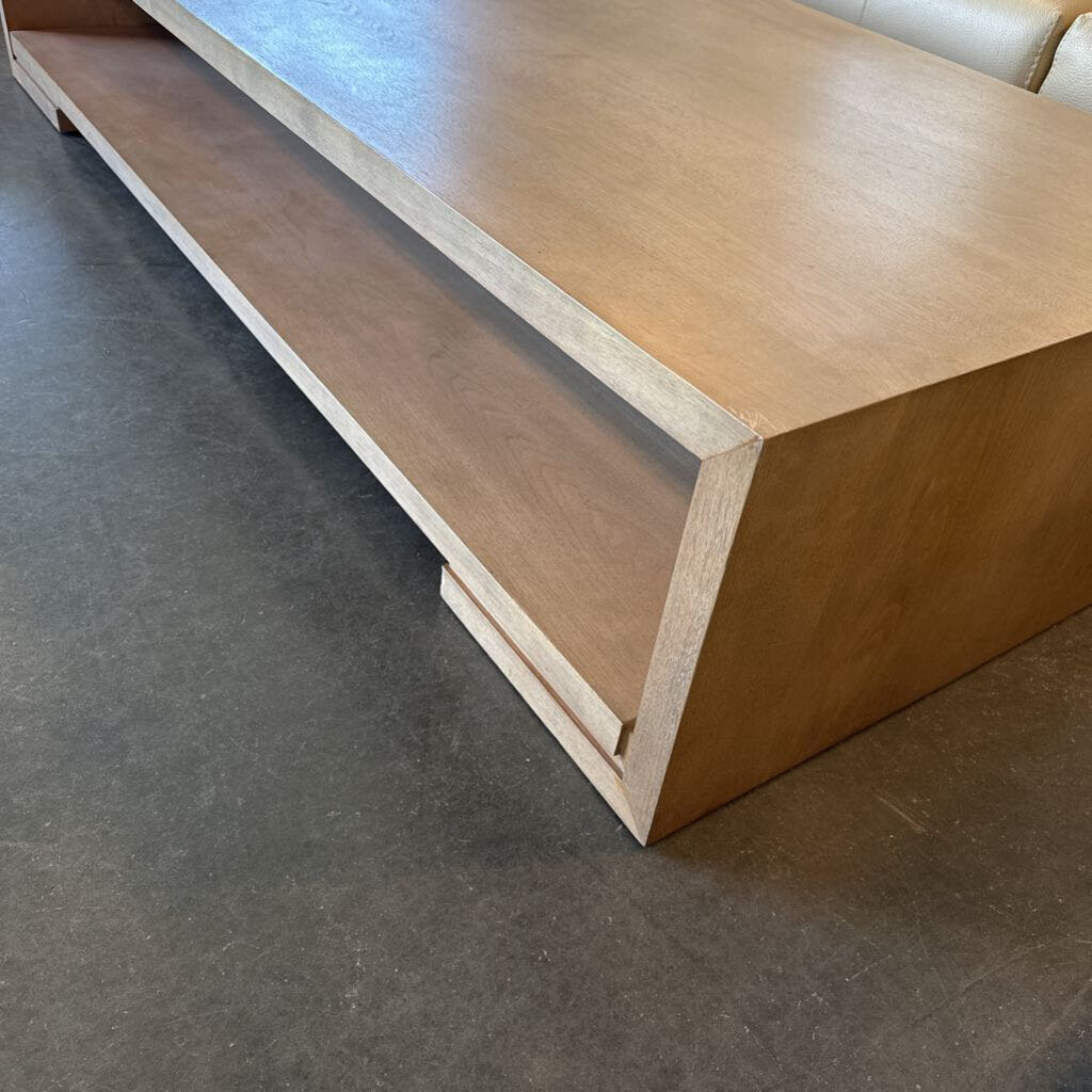 Restoration Hardware Enzo Rectangular Coffee Table- 76X32X15H