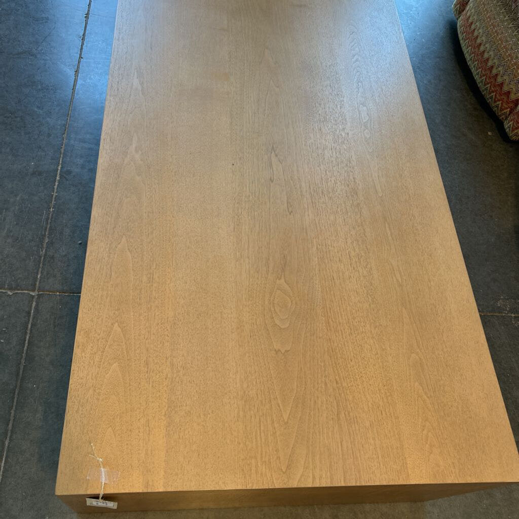 Restoration Hardware Enzo Rectangular Coffee Table- 76X32X15H - AS IS