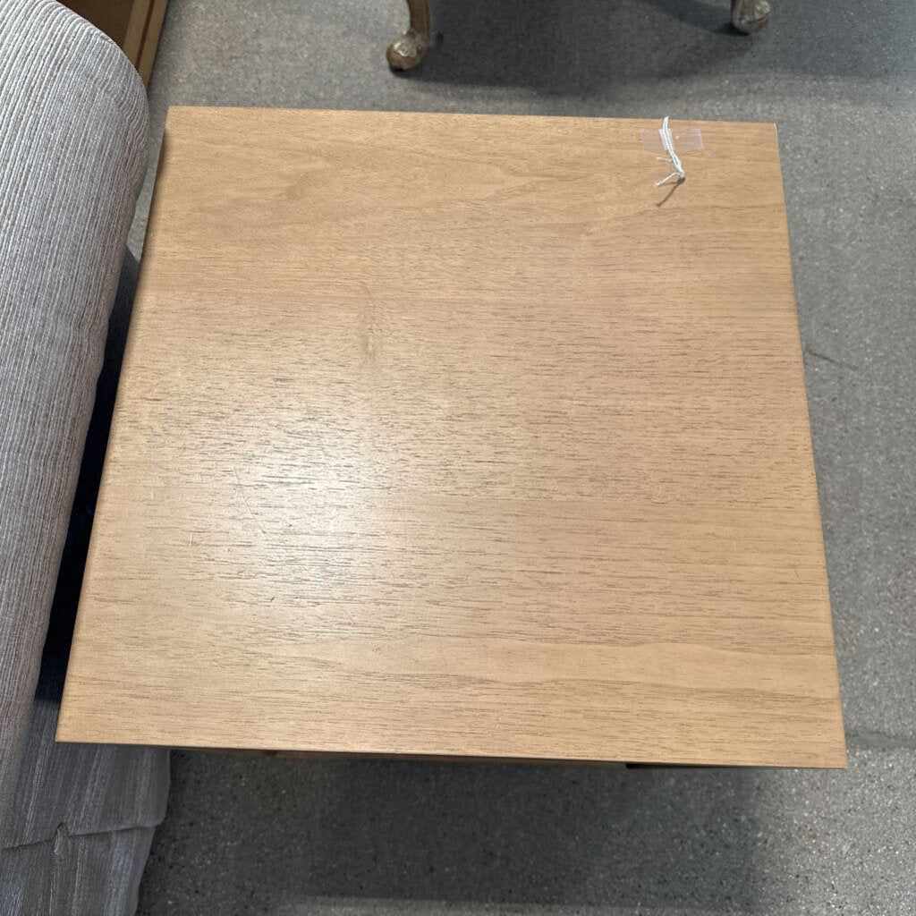 Restoration Hardware Enzo Square Side Table- 18X18X20H
