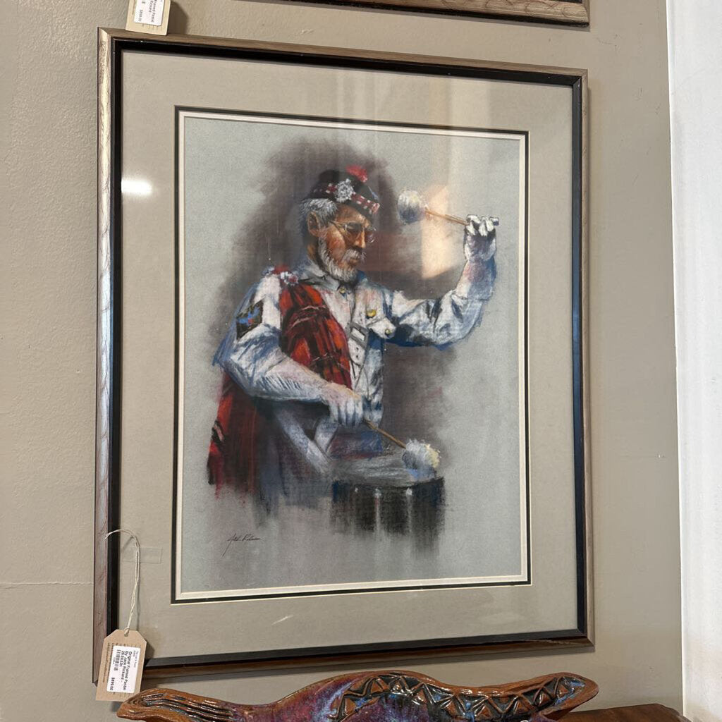 Original Framed Pastel By Jack Rickard - 26.5X33H