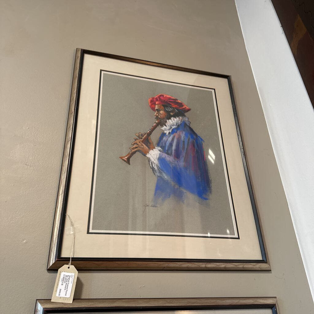 Original Framed Pastel By Jack Rickard - 26.5X33H