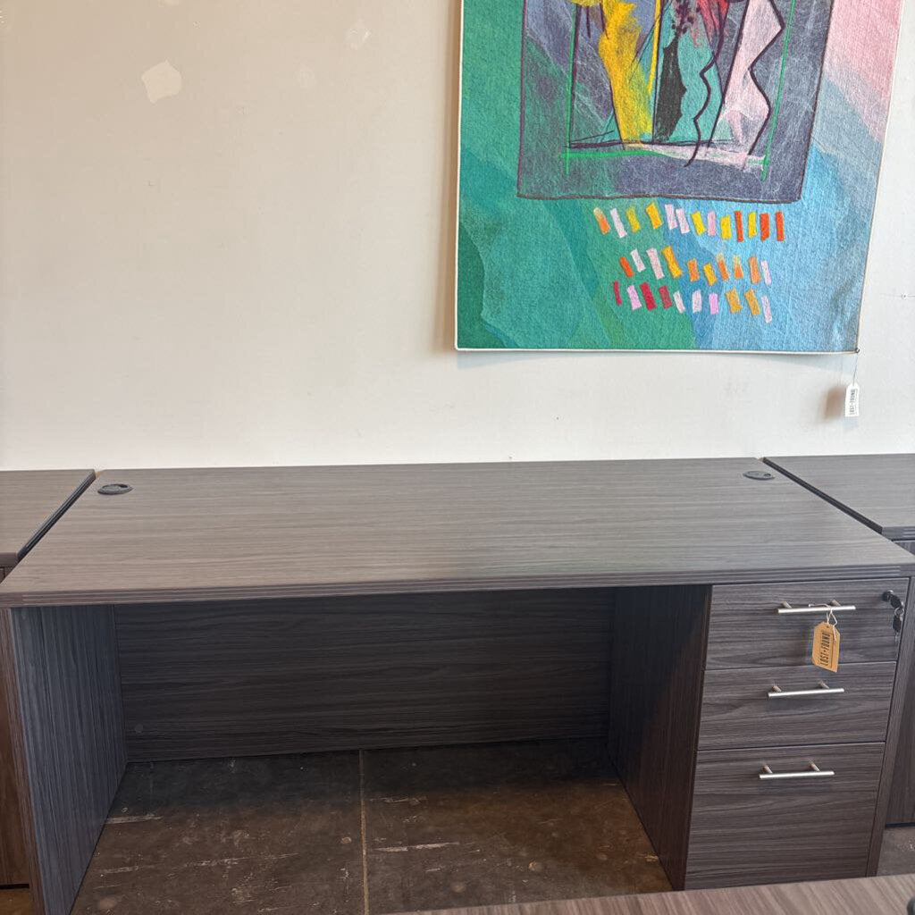 Office Star Napa Desk W/File Drawer-30X66X291/2H