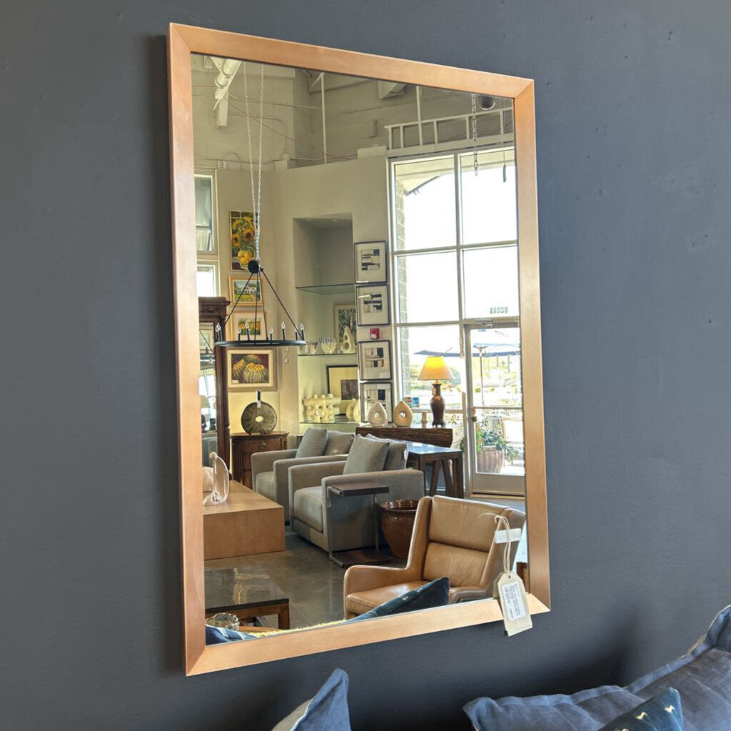 West Elm Deep Frame Rectangle Metal Mirror - 24.5X36