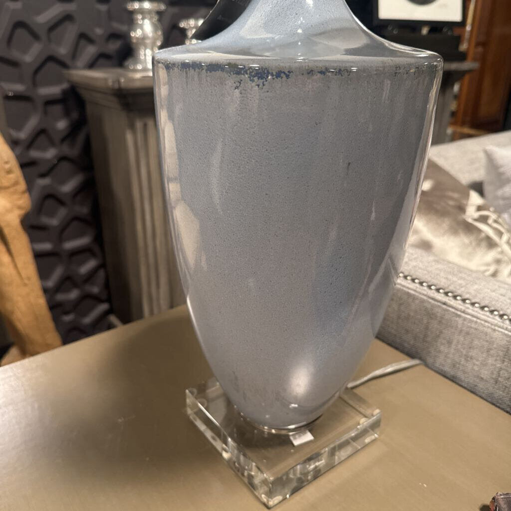 Uttermost Blue Exemplar Table Lamp- 8WX33H