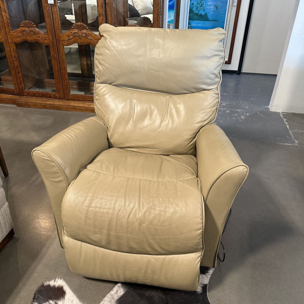 La-Z-Boy Leather Power Rocking Recliner - AS IS