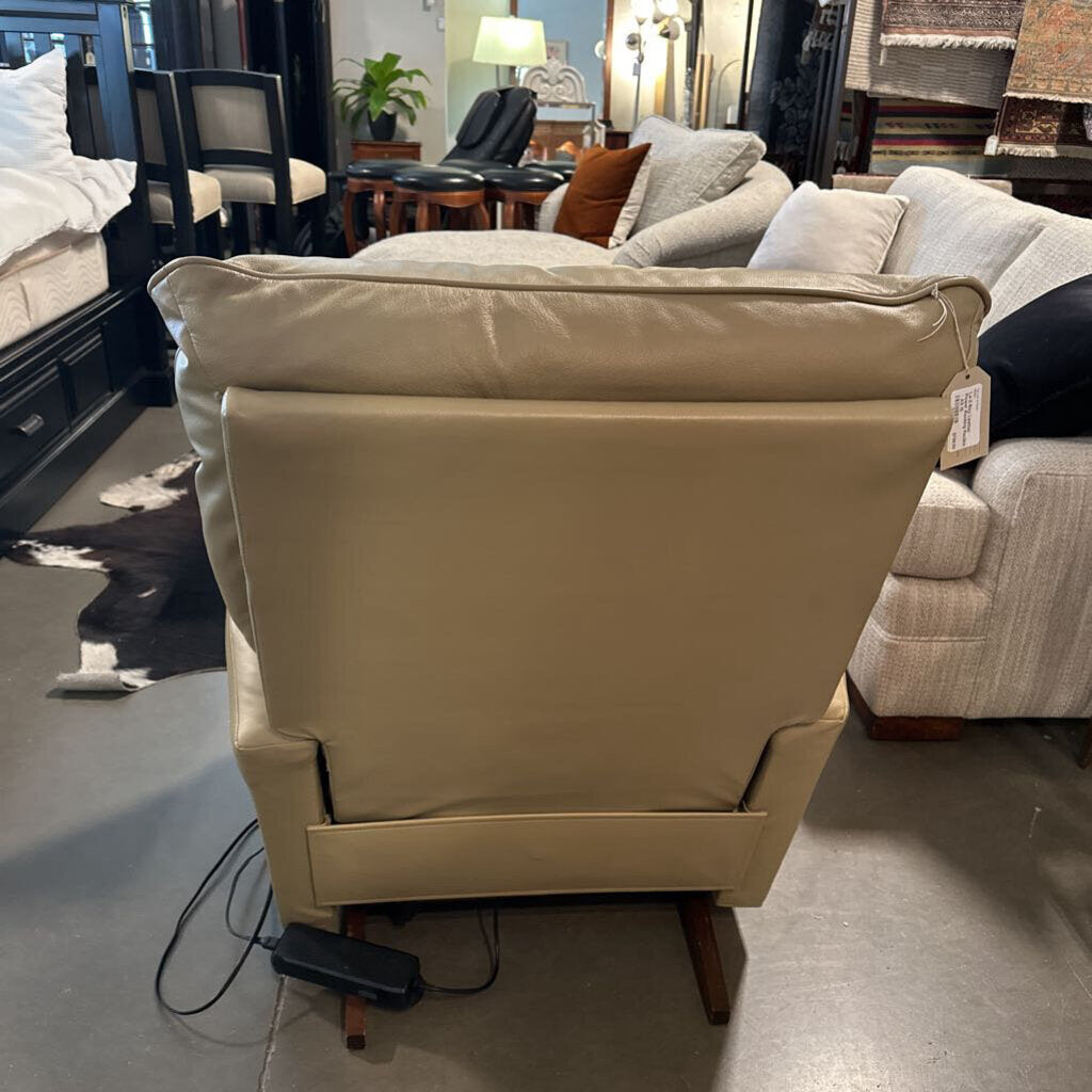 La-Z-Boy Leather Power Rocking Recliner - AS IS