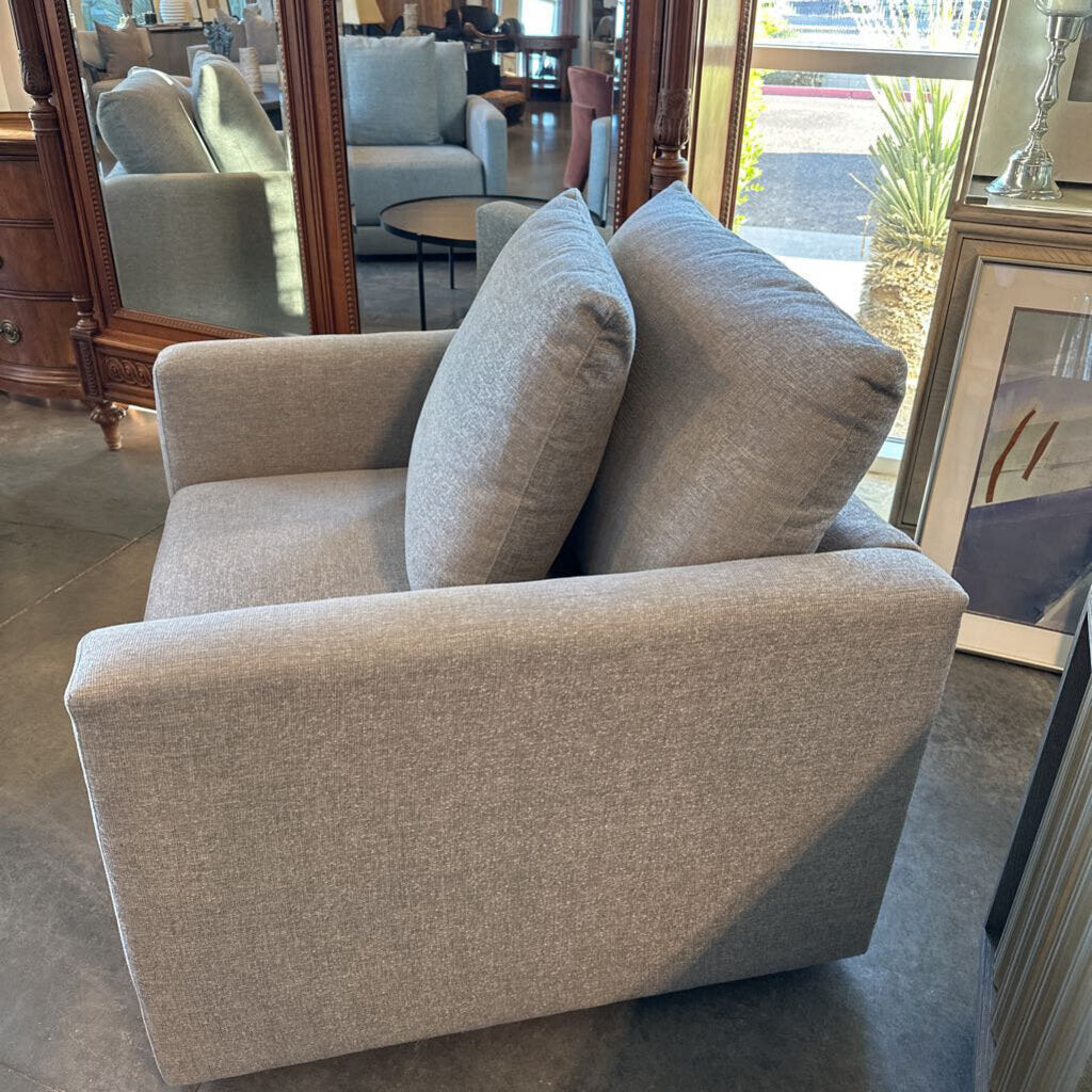 Crate & Barrel Gather Chair In Slate- Pair