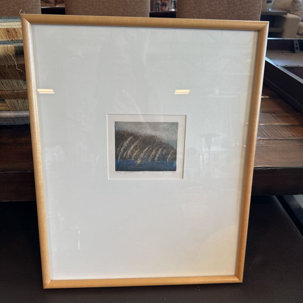 Mohegan Spirit Marsh Framed Art By Ernest Garthwaiter- 16.5X20H