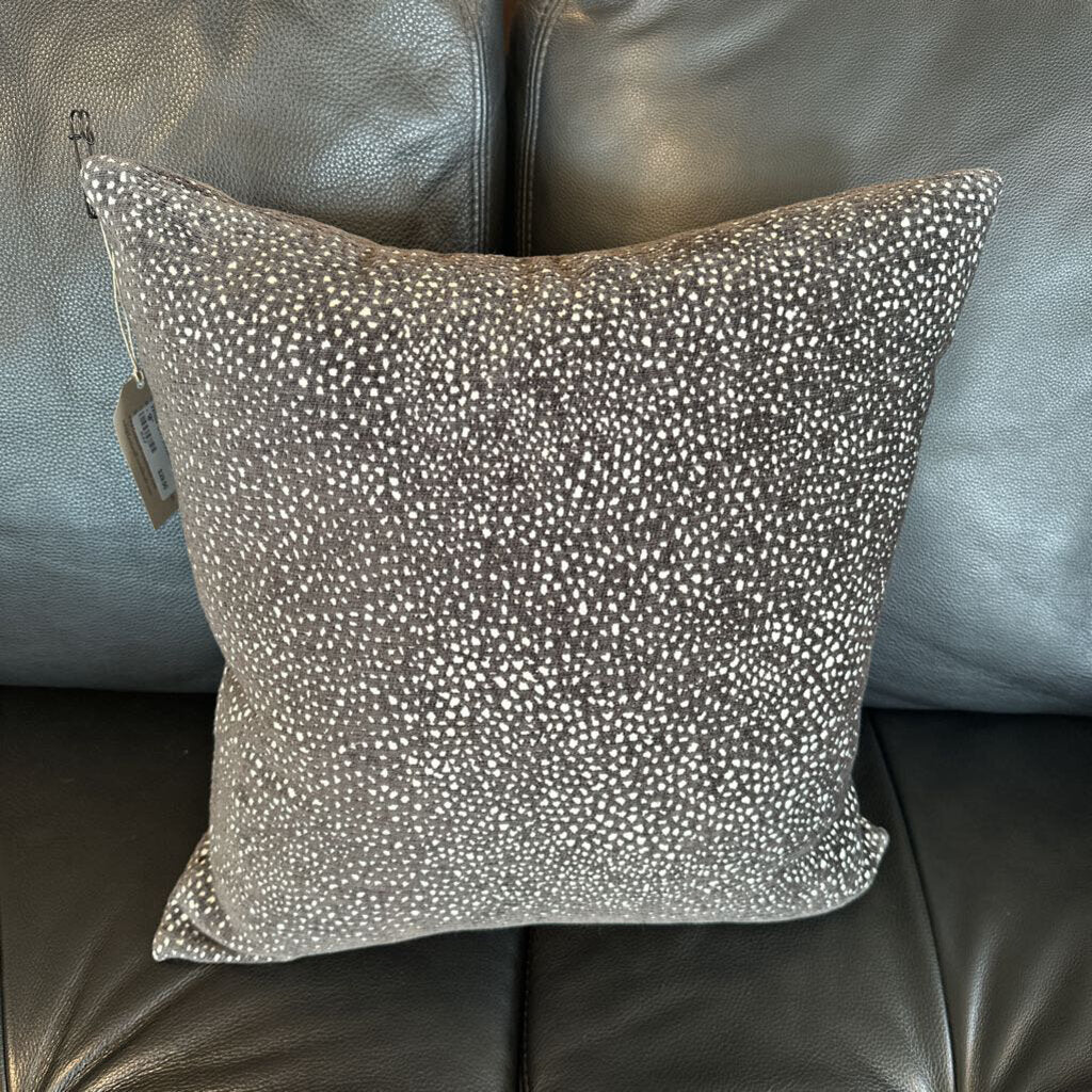 West Elm Black & White Dot Down Pillow - 18"